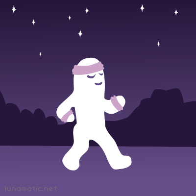 He hopes to be the ghost who jogs, but he’ll have to build up his fitness a little more first