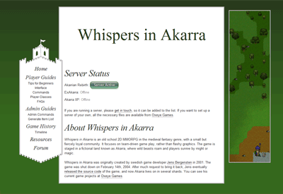 Updated layout for akarra.com