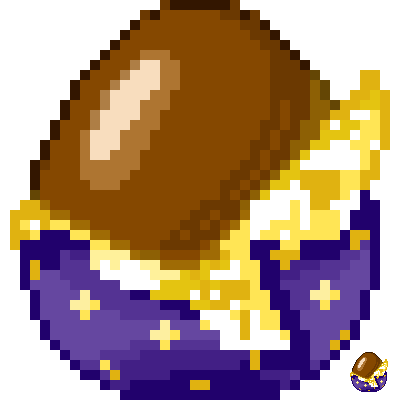 Pixel art easter egg, inspired by Cadburys
